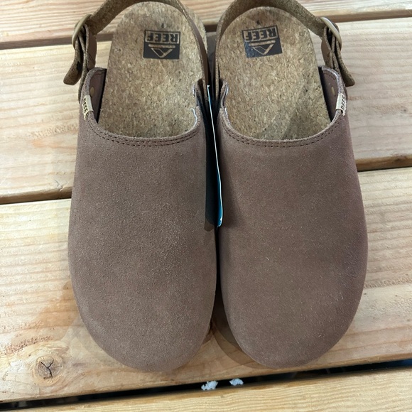 NWT REEF Cushion Sage SE Slip On Clogs Coffee‎ Espresso Suede 9 - Picture 6 of 12